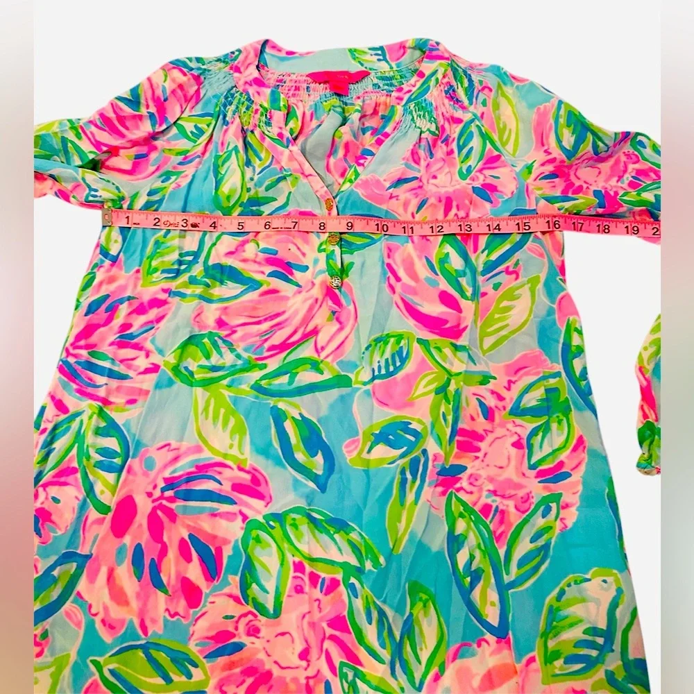 Lily Pulitzer lightweight, XXS, long sleeve shirt, colorful and very-summerish! - Picture 3 of 10